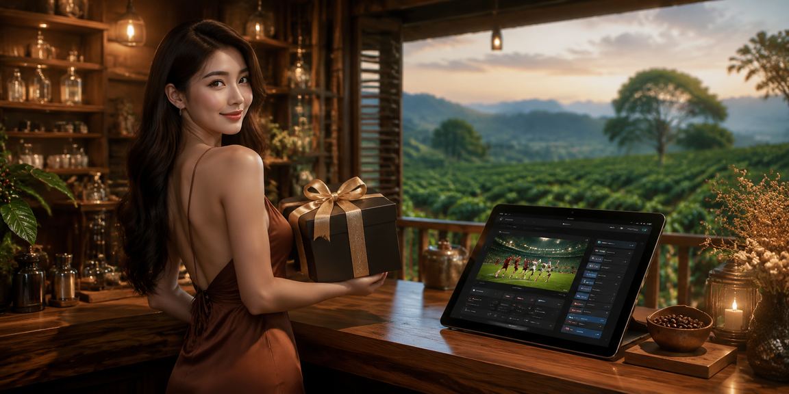 Khách hàng thưởng thức cafe và theo dõi cá cược casino tại Buôn Ma Thuột